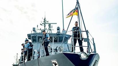 Bild: Axel Heimken/dpa
Unter anderem sollen Minenjagdboote zum Einsatz kommen. (Archivbild)