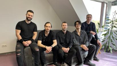 Bild: mcl
Die Band "New Attic" aus der Region Amberg (von links): Daniel Schafberger, Andreas Leitl, Kevin Schafberger, Matthäus Legat und Marius Gerber.