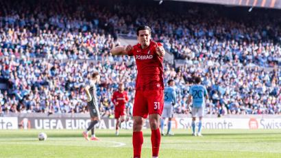 Bild: Miguel Lemos/ZUMA Press Wire/dpa
Traf traumhaft zur Freiburger Führung: Igor Matanovic.