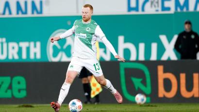 Bild: Heiko Becker/dpa
Eine Vertragsklausel greift: Paul Will fehlt gegen Darmstadt. (Archivbild)