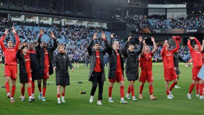 Bild: Lalo R. Villar/AP/dpa
Spielt der SC Freiburg im Mai womöglich gleich um zwei Titel?