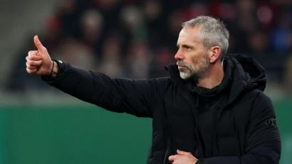 Bild: Jan Woitas/dpa
Marco Rose wird laut Sky neuer Trainer in Bournemouth. (Archivbild)