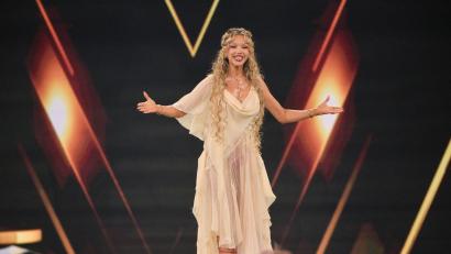 Bild: Peter Kneffel/dpa
Die Rapperin Shirin David. (Archivbild)