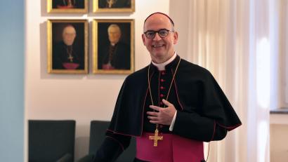 Bild: Karl-Josef Hildenbrand/dpa
Der Würzburger Bischof Franz Jung bezeichnet das Ausmaß sexueller Gewalt im Bistum als erschreckend. (Archivbild)