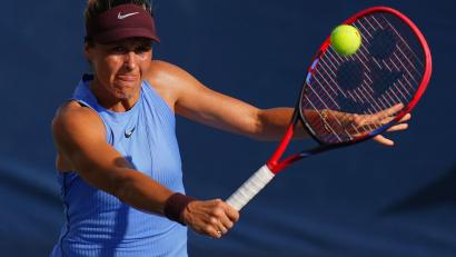 Bild: Kirsty Wigglesworth/AP/dpa
Tatjana Maria steht in Rouen im Halbfinale.