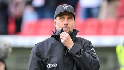 Bild: Harry Langer/dpa
Sebastian Hoeneß und der VfB treten am Sonntag beim FC Bayern an. (Archivbild)