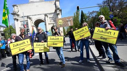 Bild: Felix Hörhager/dpa
Ökostrom-Kundgebung in München