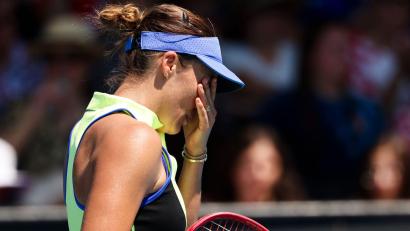 Bild: Frank Molter/dpa
Klare Niederlage im Halbfinale: Tatjana Maria verpasst das Endspiel in Rouen.