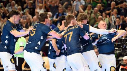 Bild: Federico Gambarini/dpa
Für den Bergischen HC ist der Einzug ins Pokalfinale der größte Erfolg der Vereinsgeschichte.