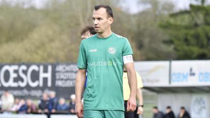 Bild: Hubert Ziegler
Kapitän Timo Kohler von der DJK Gebenbach absolvierte am Samstag sein 500. Spiel für den Bayernligisten.