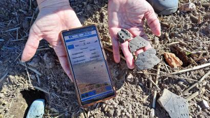 Bild: Bayerisches Landesamt für Denkmalpflege
Eine App soll es künftig in Bayern leichter machen, archäologische Funde an die Behörden zu melden.