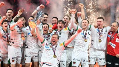 Bild: Federico Gambarini/dpa
Pokalsieger Füchse Berlin hat in dieser Saison noch einiges vor.