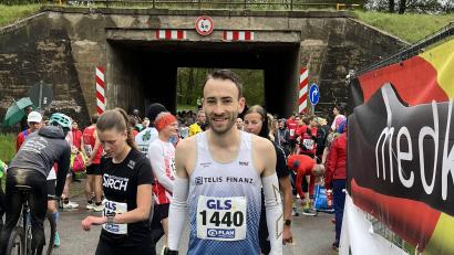 Bild: Zeus/privat
Maximilian Zeus bei den deutschen Berglaufmeisterschaften in Thüringen.