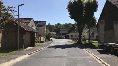 Bild: mma
Schon bald wird sich die Dorfmitte von Mimbach grundlegend verändern.