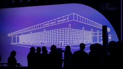 Bild: Boris Roessler/dpa
Für Fraport mehr als ein Gebäude: Das Terminal 3.