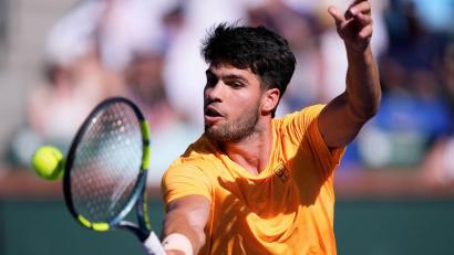 Bild: Mark J. Terrill/AP/dpa
Carlos Alcaraz führt die Weltrangliste seit November vergangenen Jahres an. (Archivbild)