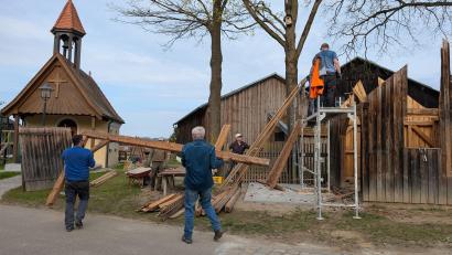 Bild: Bettina Niggel
In Diendorf wird ein neues Dorfgemeinschaftshaus errichtet.