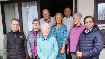 Bild: soj
Viele Gratulanten kamen, um zusammen mit Klothilde Filberth (vorne Mitte) ihren 85.Geburtstag zu feiern.