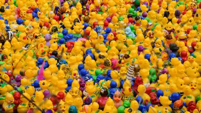Symbolbild: Petra Hartl
Wegen des Entenrennens am Wochenende wird der Parkplatz im Hof des Landratsamts Amberg-Sulzbach gesperrt.