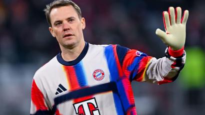 Bild: Sven Hoppe/dpa
Manuel Neuer wird 40. Wie lange spielt er noch? (Archivbild)