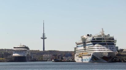 Bild: Christian Charisius/dpa
Kiel zählt zu Deutschlands beliebtesten Kreuzfahrthäfen Deutschlands. (Archivbild)