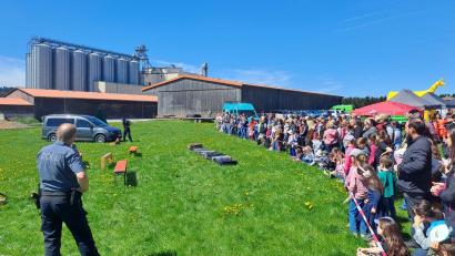 Bild: Striegl Gabriele
Die Zollhundevorführung vor großem Publikum.