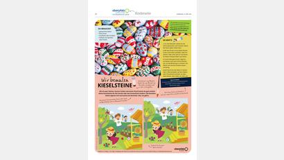 Bild: Oberpfalz Medien
Wir bemalen Kieselsteine