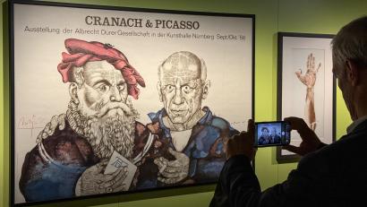 Bild: Petra Hartl
Die Stadt Amberg feiert den 100. Geburtstag von Michael Mathias Prechtl mit einer Sonderausstellung Köpfe. Zeiten. Geschichte(n). im Stadtmuseum. Und das hier ist ein typischer Prechtl.