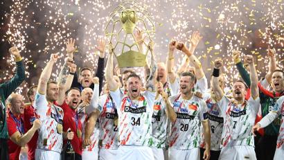 Bild: Marius Becker/dpa
Der SC Magdeburg gewann die Champions League im Vorjahr. (Archivbild)