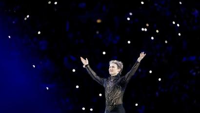 Bild: Petr David Josek/AP/dpa
Superstar Ilia Malinin holte seinen dritten WM-Titel in Serie.