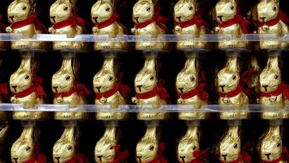 Bild: Karl-Josef Hildenbrand/dpa
Die Osterhasen von Lindt sind seit einigen Wochen in den Supermärkten zu finden.