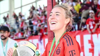 Bild: Harry Langer/dpa
Verlässt Bayern München am Saisonende: Carolin Simon. (Archivbild).