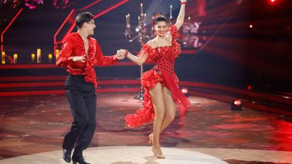 Bild: Thomas Banneyer/dpa
Betty Taube ist in der nächsten Folge "Let's Dance" nicht mehr dabei.