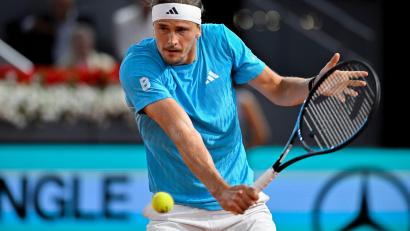 Bild: Oscar Manuel Sanchez/ZUMA Press Wire/dpa
Alexander Zverev erreicht in Madrid das Viertelfinale.