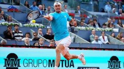 Bild: Jose Breton/AP/dpa
Alexander Zverev erreicht das Halbfinale in Madrid.