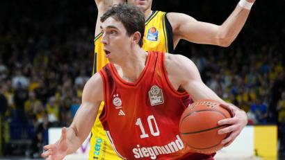 Bild: Soeren Stache/dpa
Justinian Jessup verlängert beim FC Bayern. (Archivbild)