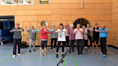 Bild: ubb
Gut 30 Frauen und vier Männer gehören aktuell der AWO-Sportgruppe an, die es mittlerweile seit 40 Jahren gibt.
