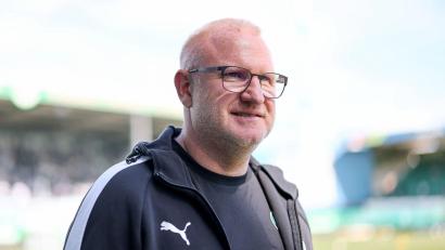 Bild: Daniel Löb/dpa
Die Fürther und Trainer Heiko Vogel freuen sich auf das Frankenderby. (Archivbild)
