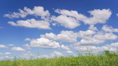 Symbolbild: Nicolas Armer/dpa
Es liegt Frühling in der Luft. Vereinzelt zieht aber auch vorübergehend Regen durch.