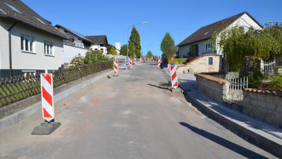 Bild: ak
Die Schlossbergstraße in Kemnath wird saniert.