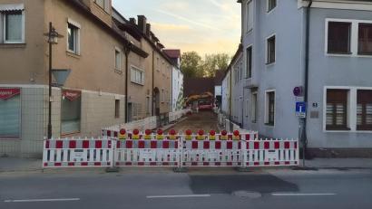 Bild: sne
Die Straße auf der Wusten ist ein Seitenarm der Alten Amberger Straße.