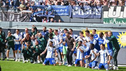 Bild: Swen Pförtner/dpa
Schalke kann an diesem Samstag den Aufstieg perfekt machen. (Archivbild)