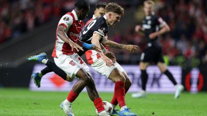 Bild: Miguel Angelo Pereira/AP/dpa
Philipp Treu hatte in Braga einen schweren Stand.