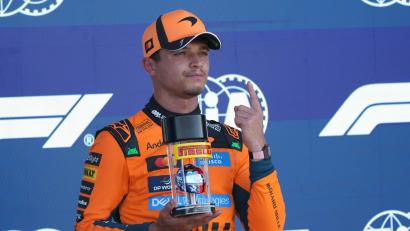 Bild: Lynne Sladky/AP/dpa
Lando Norris steht in der Sprint-Qualifikation ganz vorne.