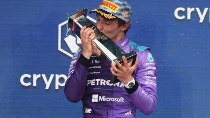 Bild: Lynne Sladky/AP/dpa
Kimi Antonelli gewinnt sein drittes Formel-1-Rennen in Serie.