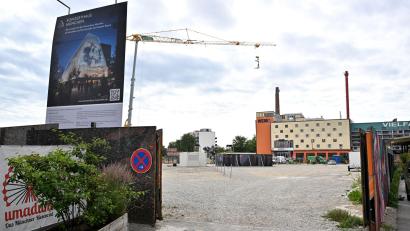 Bild: Peter Kneffel/dpa
Hier soll irgendwann das neue Münchner Konzerthaus seinen Platz haben. (Archivbild)