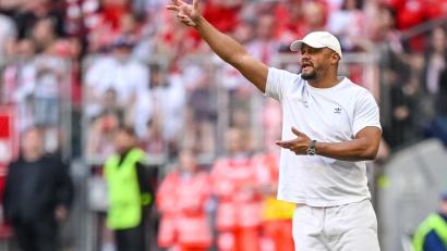 Bild: Harry Langer/dpa
Vincent Kompany gibt die Richtung vor: „Wir wollen am Ende nur gewinnen.“