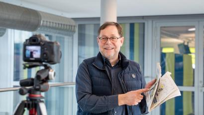 Bild: Franka Eichl
Schicken Sie uns ein aktuelles Porträt, fröhliches Selfie oder einen Schnappschuss aus Ihrem Alltag. Mit etwas Glück landet Ihr Bild auf der Titelseite unserer Tageszeitungen.