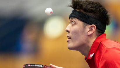 Bild: Soeren Stache/dpa
WM-Medaille als Ziel: Der deutsche Tischtennis-Nationalspieler Dang Qiu.