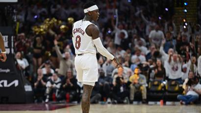 Bild: David Dermer/AP/dpa
Dennis Schröder steuerte gegen die Pistons neun Punkte bei. (Archivbild)